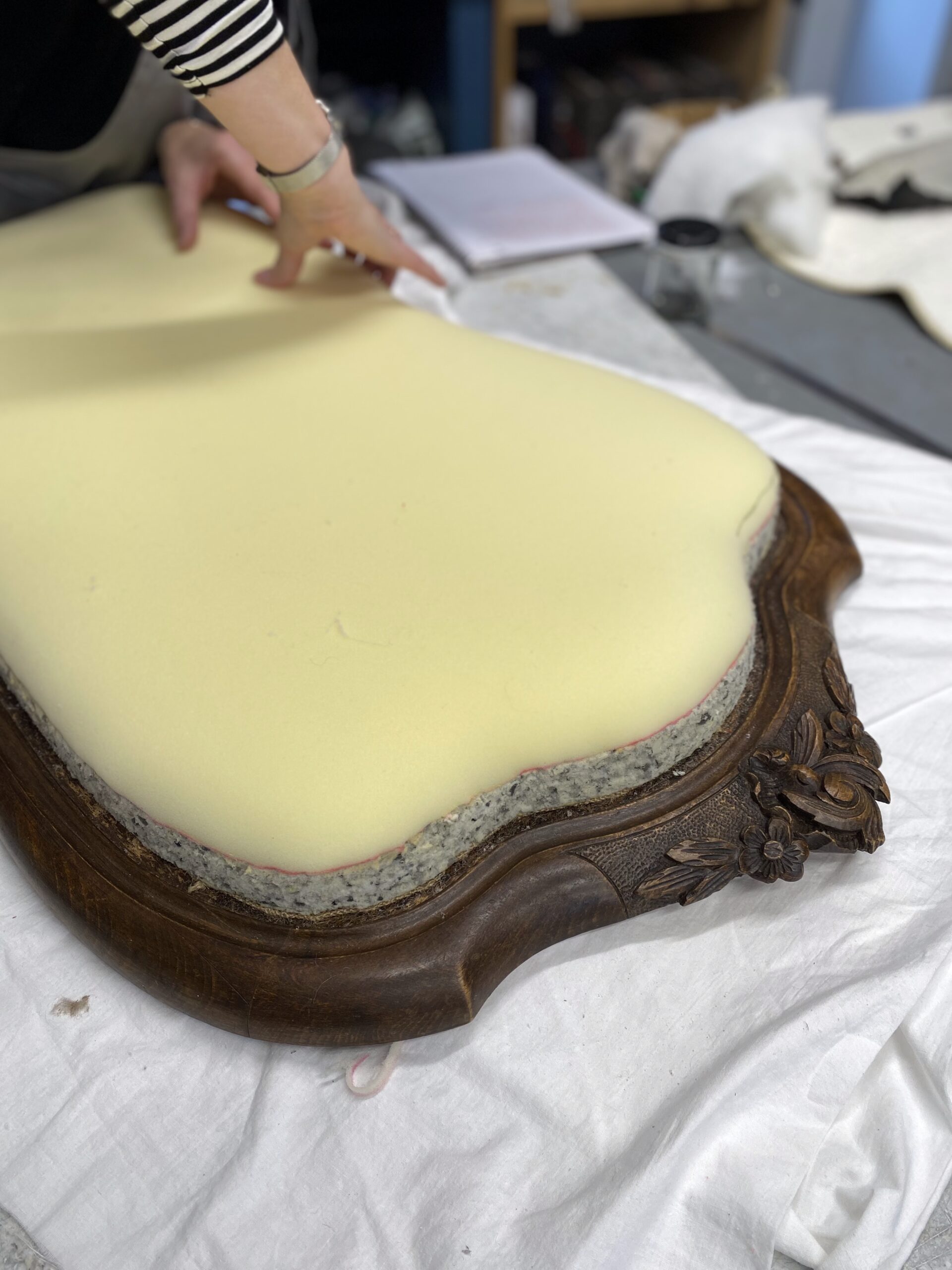 Atelier de l'Estran - Formation - Garnitures de sieges en mousse